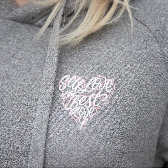 Stay warm and cozy in this hoodie with an important message! - Picture 2 of 2